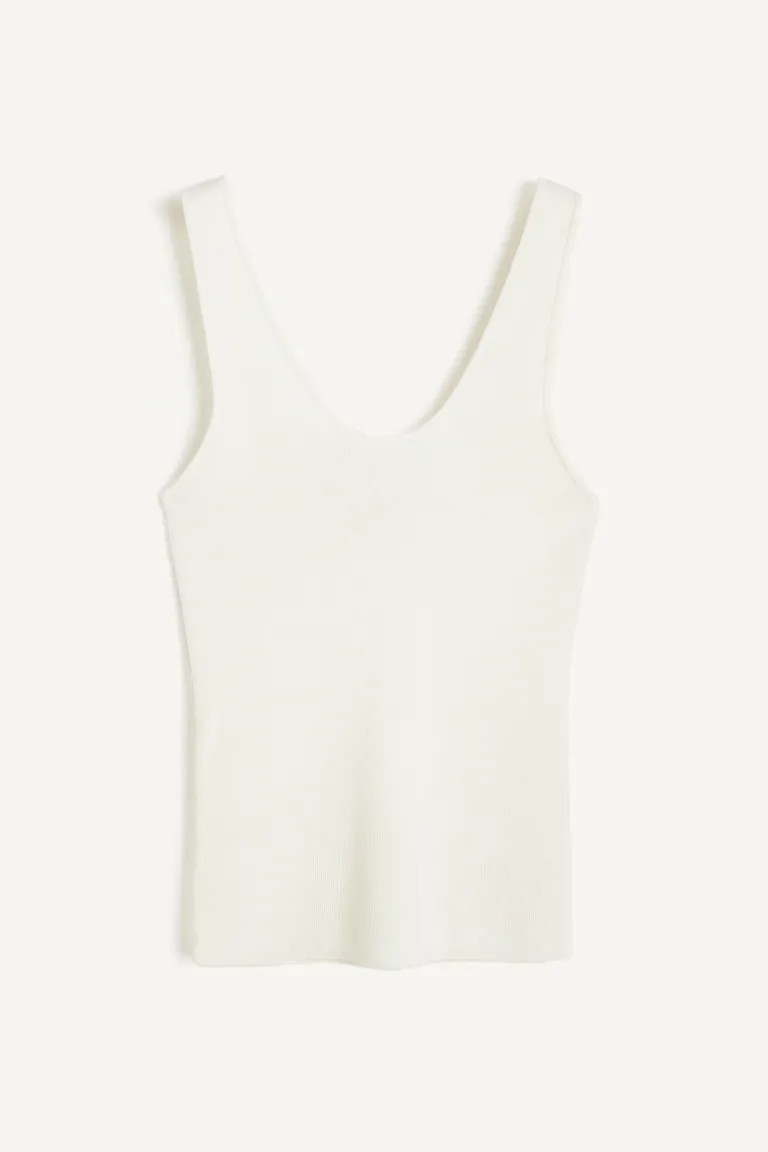 Knitted vest top | H&M (UK, MY, IN, SG, PH, TW, HK)