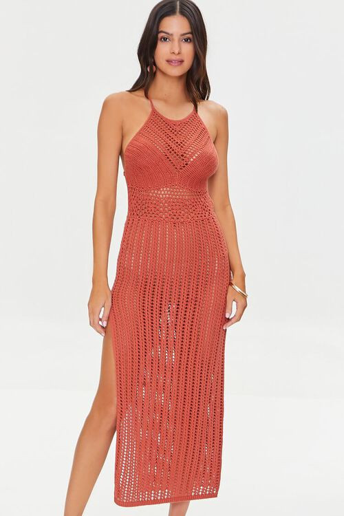 Sheer Crochet Midi Dress | Forever 21 | Forever 21 (US)
