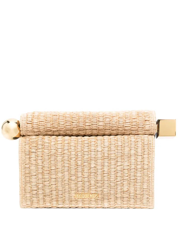 Jacquemus The Rond Carré Clutch Bag | Neutrals | FARFETCH NL | Farfetch Global