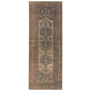 Jaipur Living Machine Washable Reeves Brown 2 ft. x 6 ft. Medallion Area Rug RUG154724 - The Home... | The Home Depot