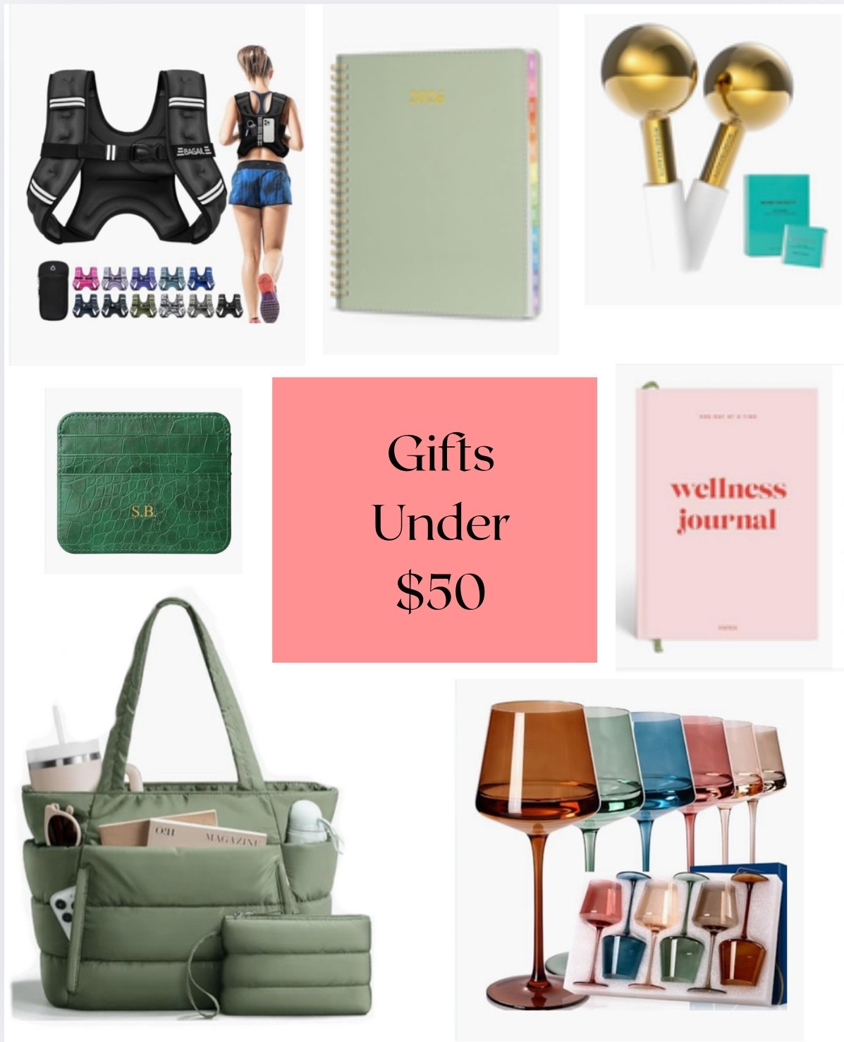 Gifts under $50, perfect for friends, coworkers, or white elephant parties. Useful, fun, and all under $50. 


#LTKFindsUnder50 #LTKHoliday #LTKGiftGuide