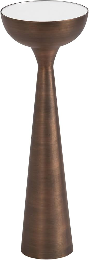 Kate and Laurel Chandon Mid-Century Sophisticated Drink Table; 8 x 8 x 23; Bronze; Glam Sculptura... | Amazon (US)