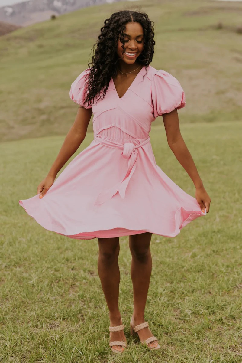 Francesca Puff Sleeve MOM Dress | Roolee