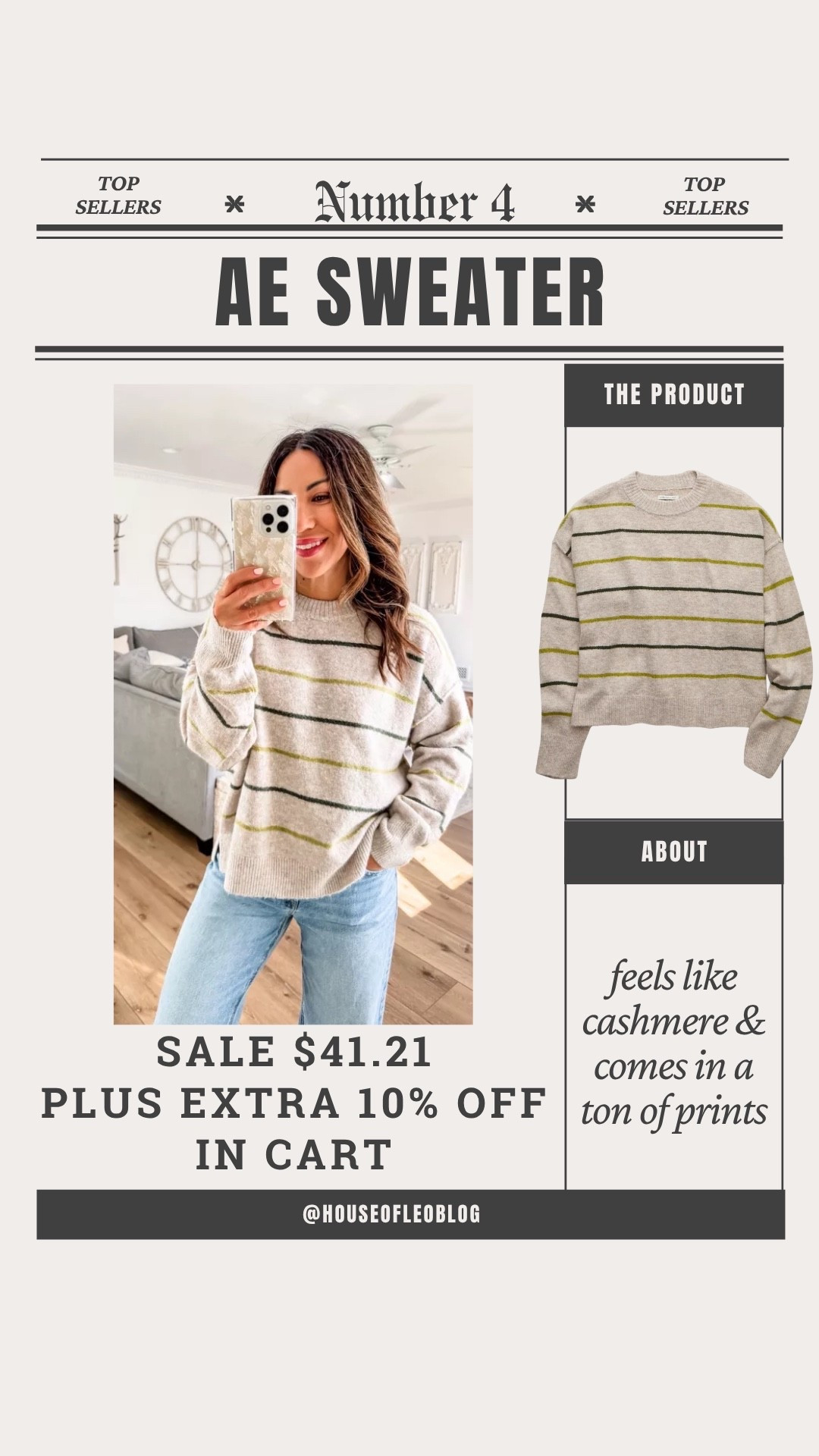 Wearing small striped sweater

#LTKSaleAlert #LTKOver40 #LTKFindsUnder50