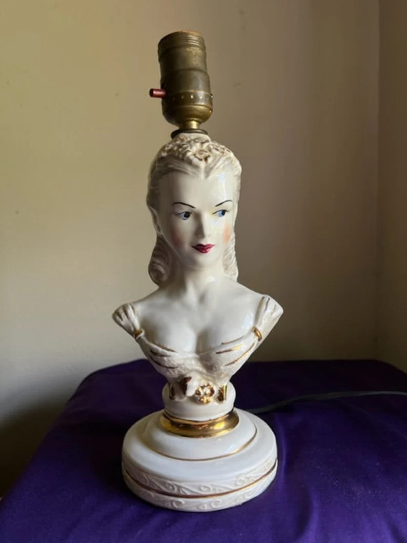 2 Lamps, Victorian Busts 6341-GBR - Etsy | Etsy (US)