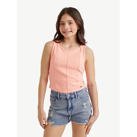 Justice Girls Rib Tank Sizes XS - XLP | Walmart (US)