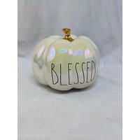 Blessed Luster Pumpkin, Decorative Pumpkin | Etsy (US)