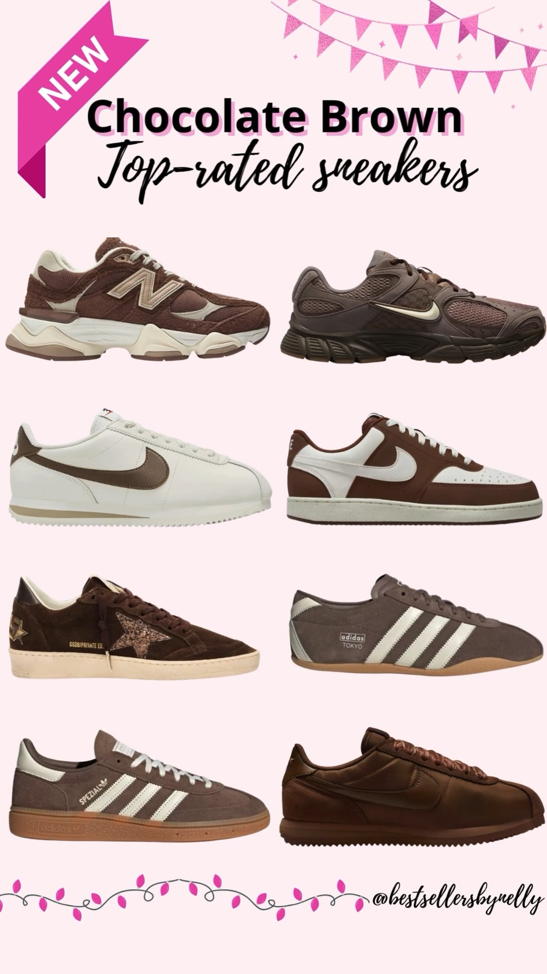 Save this if you love brown tones! 🤎  Neutral, timeless, and so easy to style.

These are some of the most-loved, top-rated styles that go with everything.

If you’re planning a wardrobe refresh this year, then be ready to invest in a comfy everyday sneaker you’ll actually wear on repeat.

😍 Linking some of **Nike Skims** new arrivals too!

👉 Great option if you want to use gift cards wisely



brown sneakers
chocolate brown sneakers
neutral sneakers
everyday sneakers
top rated sneakers
bestselling sneakers
comfortable sneakers
trendy sneakers
new balance sneakers
nike brown sneakers
adidas brown sneakers
casual sneakers
walking sneakers
travel sneakers
neutral shoes
minimal sneakers
wardrobe essentials
capsule wardrobe shoes
women’s sneakers
fashion sneakers
street style sneakers
classic sneakers
neutral fashion
everyday shoes
fall sneakers
winter sneakers
gift card ideas
shoe wishlist
Nike skims



#LTKdayinmylife #LTKSpringSale #LTKselfcare