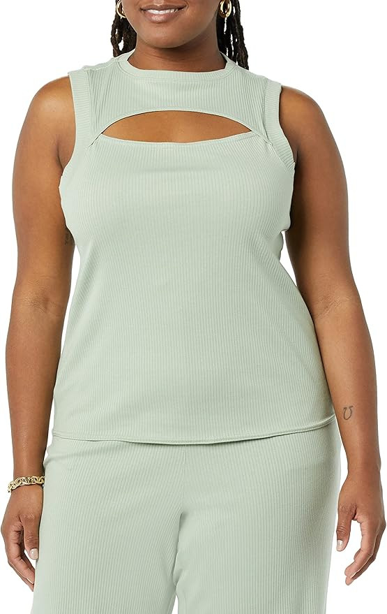 TEREA Women's Ava Cutout Tank Top | Amazon (US)