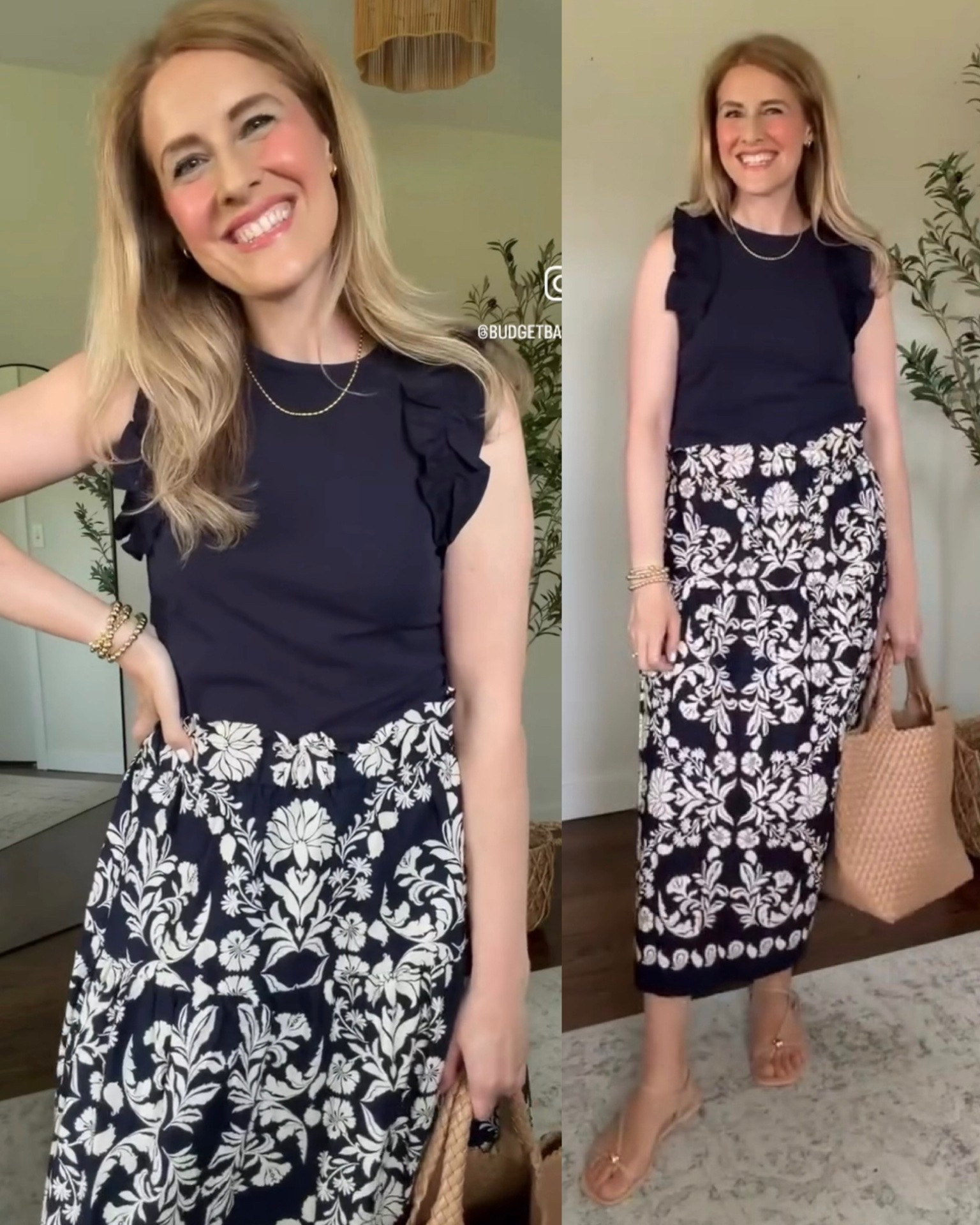 Walmart skirt and top combo I’m absolutely loving, the top has a ruffle detail on the sleeves and the skirt is a pull on style with elastic waist, no pockets. I’m wearing a medium in each. Another reader also found the skirt to run small, so if between, go up. #walmartfashion

#LTKOver40