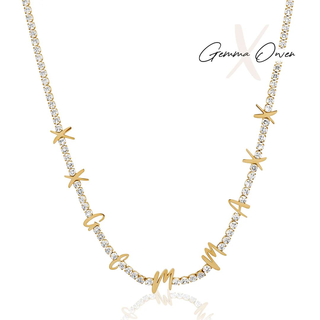 Gemma Owen GXO Custom Tennis Necklace (Gold) | Abbott Lyon