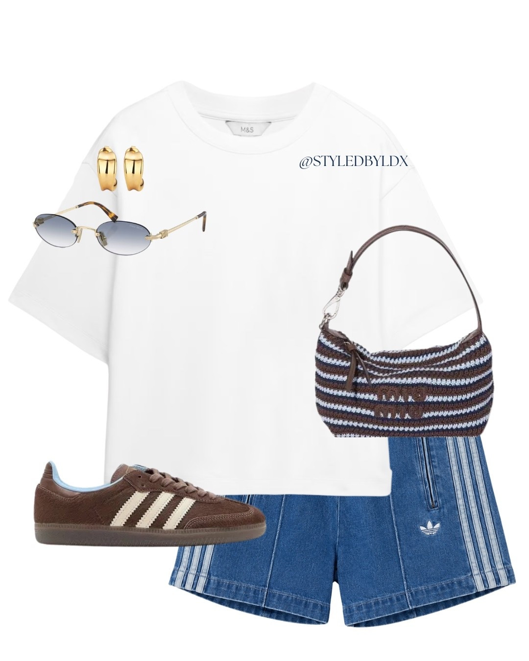 Adidas - white tee - denim shorts - summer outfits - spring outfit - festival - jeans - style

#LTKsummer #LTKstyletip #LTKuk