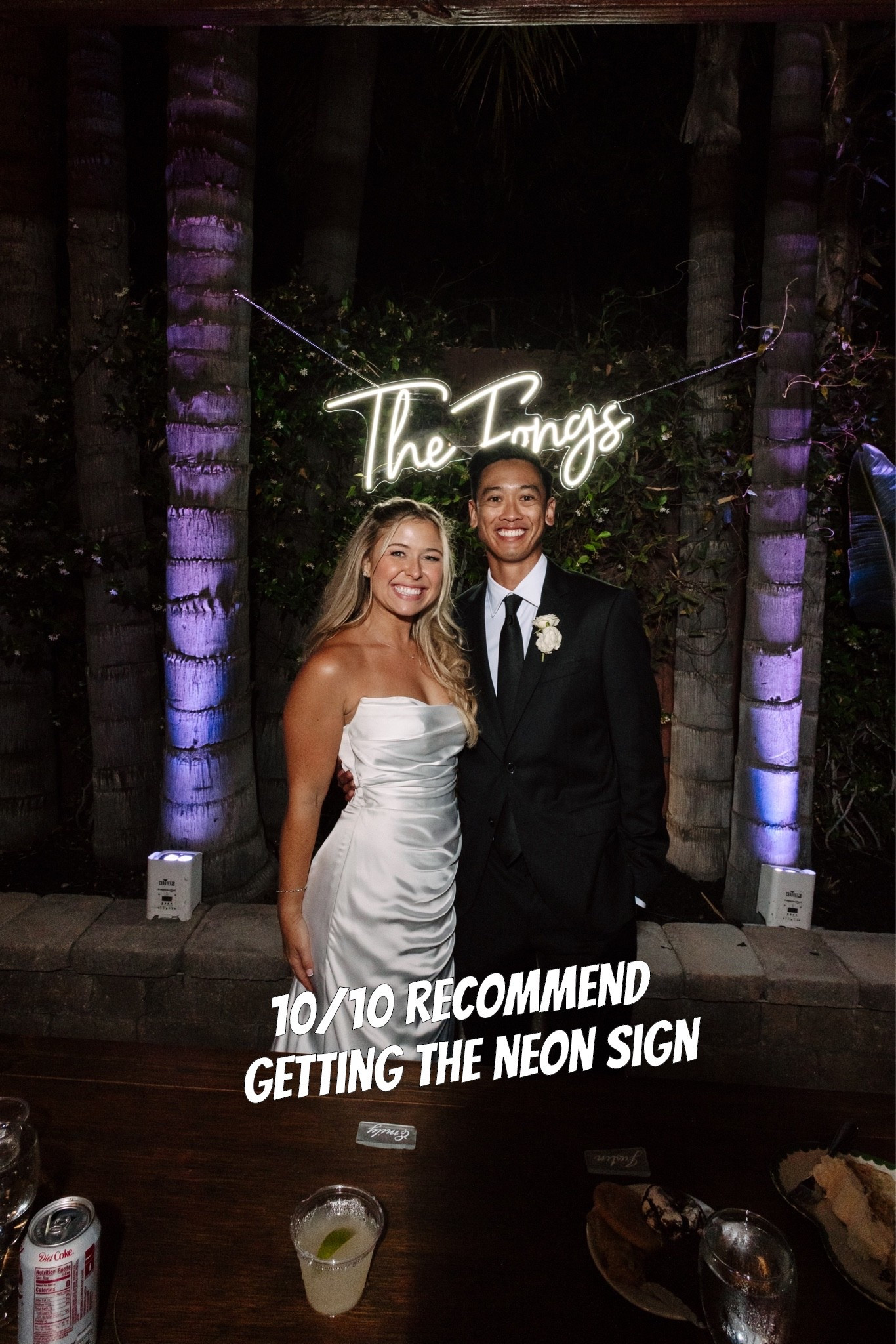 10/10 recommend getting the LED neon sign for your wedding decor! Now we have it displayed in our house

#LTKWedding #LTKHome