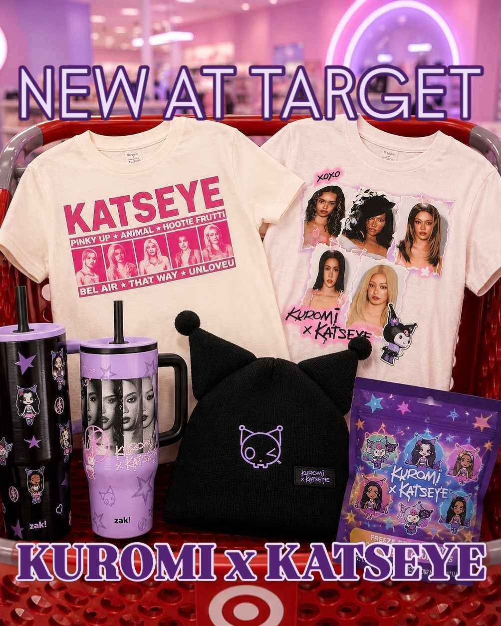 NEW at @Target  Kuromi x Katseye collection 💜🩷 #target #targetfinds #katseye #kuromi #targetstyle

#LTKootd #LTKKids #LTKgrwm