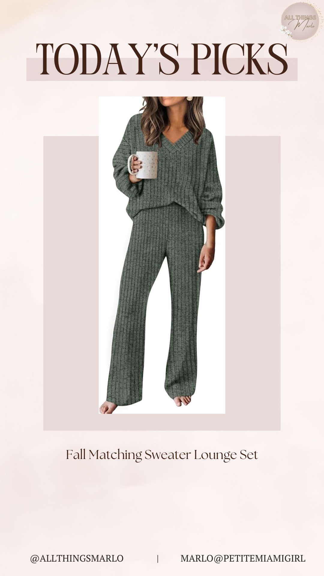 Fall Matching Sweater Lounge Set 

 #LTKHoliday #LTKSeasonal #LTKOver40