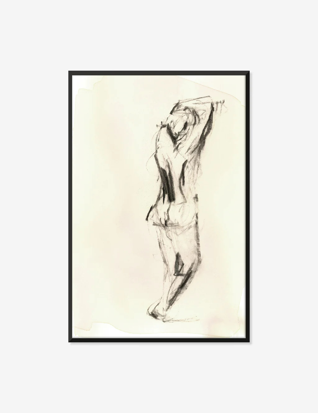 Charcoal Nudes 3 Wall Art | Lulu and Georgia 