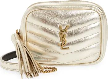 Baby Lou Crinkle Lamé Leather Belt Bag | Nordstrom