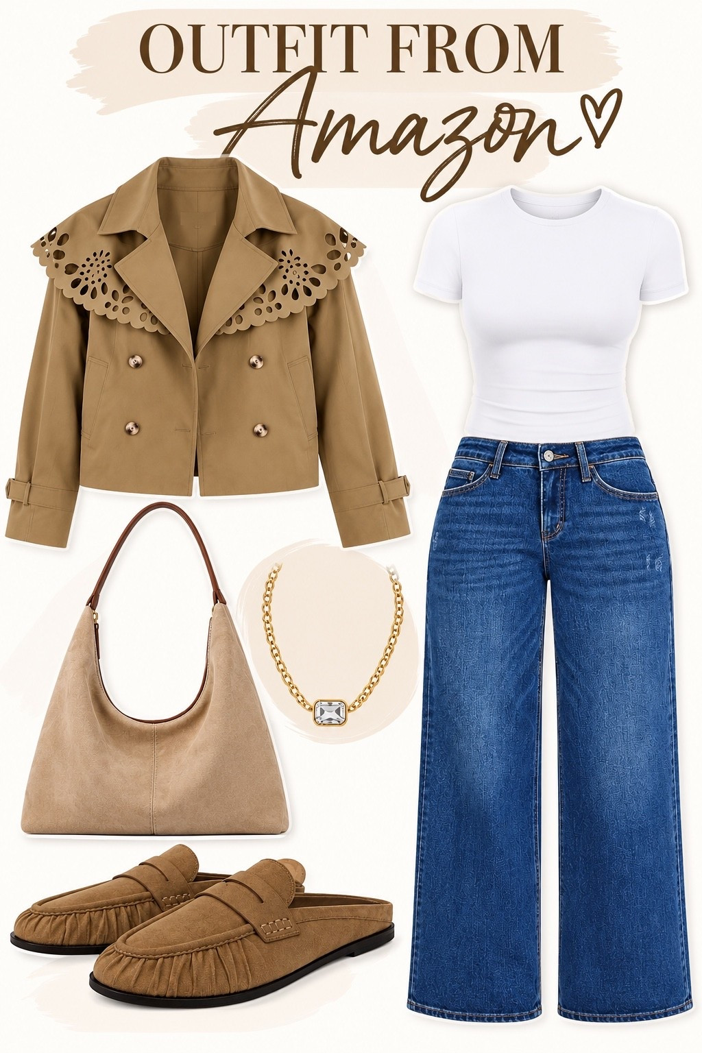 Casual but cute outfit from Amazon.
