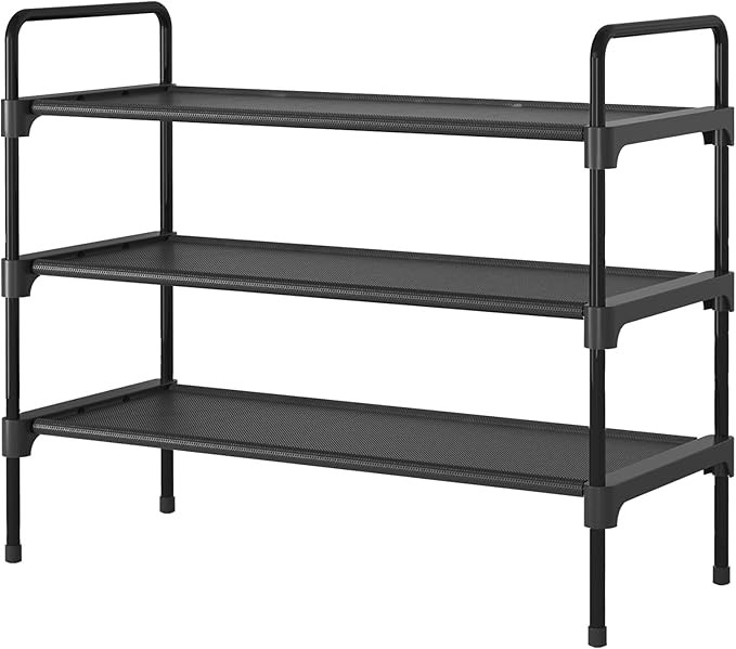 Kitsure Shoe Rack for Closet, Sturdy and Long-Lasting Shoe Shelf, Shoe Rack for Entryway, Persona... | Amazon (US)