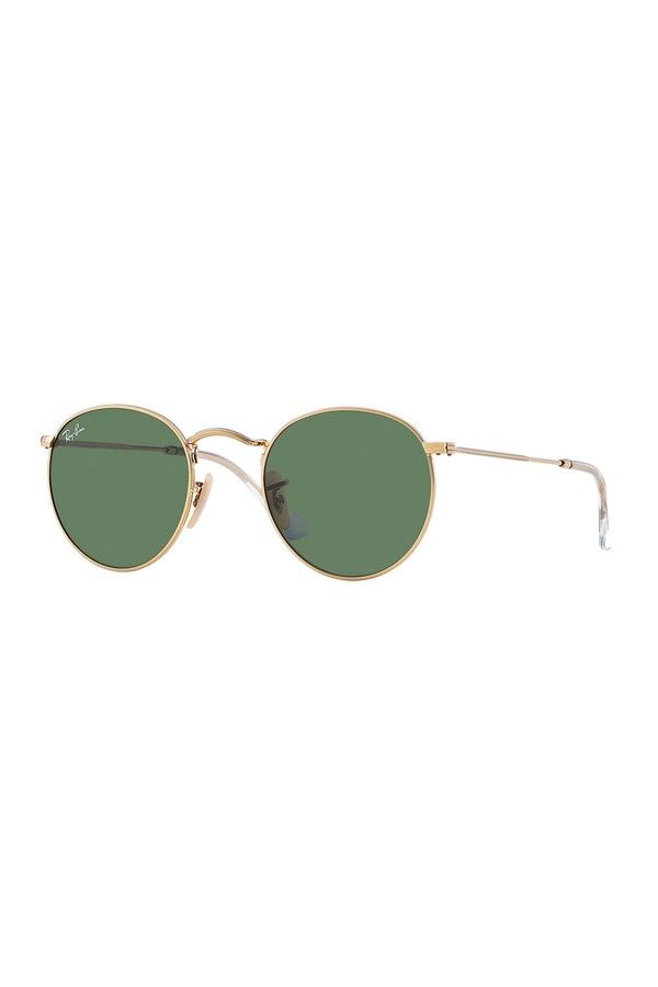 RayBan Mens Round Metal Sunglasses, Green | Orchard Mile