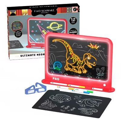 FAO Schwarz Ultimate Neon Light Board 11pc Set | Target