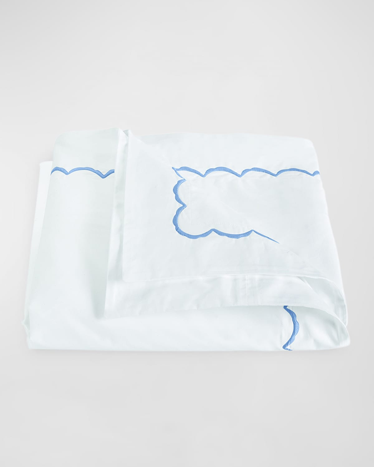 Scallops Embroidered Duvet Cover, KING | Horchow