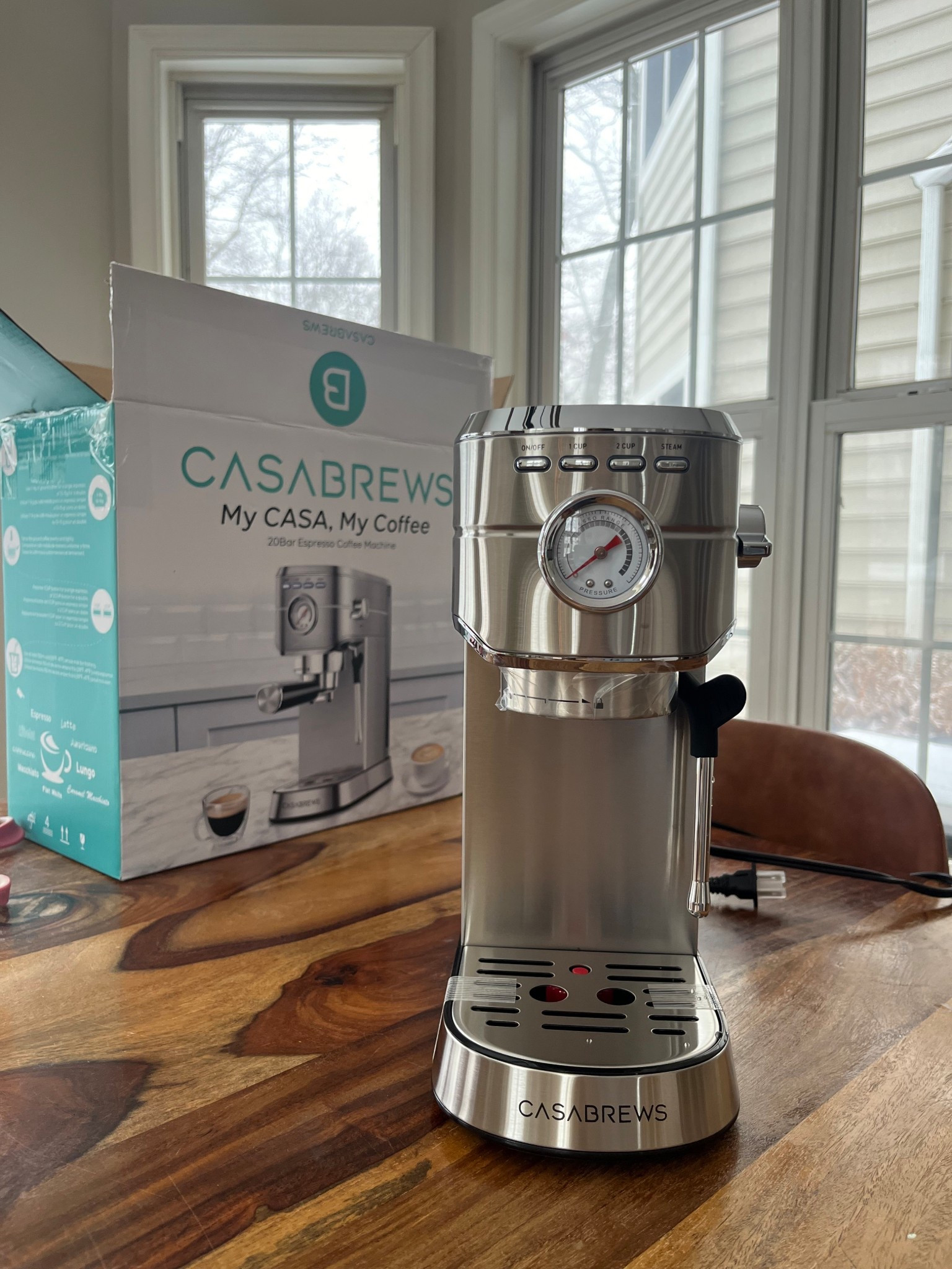 I’ve always wanted to get better at making some really good at home coffee. This machine is a great starting place. Not too overwhelming or overpriced yet has enough features to get your footing in the espresso game. 

#LTKHome