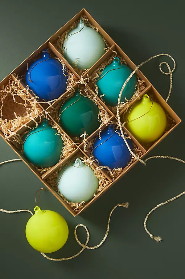 Opaque Ball Ornaments Set | Anthropologie (US)