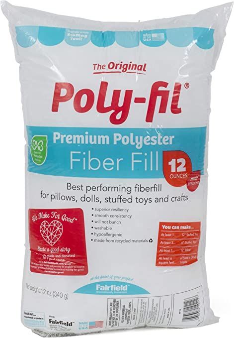 Fairfield 100% Polyester Poly-Fil 12 oz | Amazon (US)
