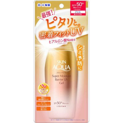 Shop Rohto Mentholatum  - Skin Aqua Super Moisture Barrier UV Gel SPF50+ PA++++ - 100g  | STYLEVA... | Stylevana