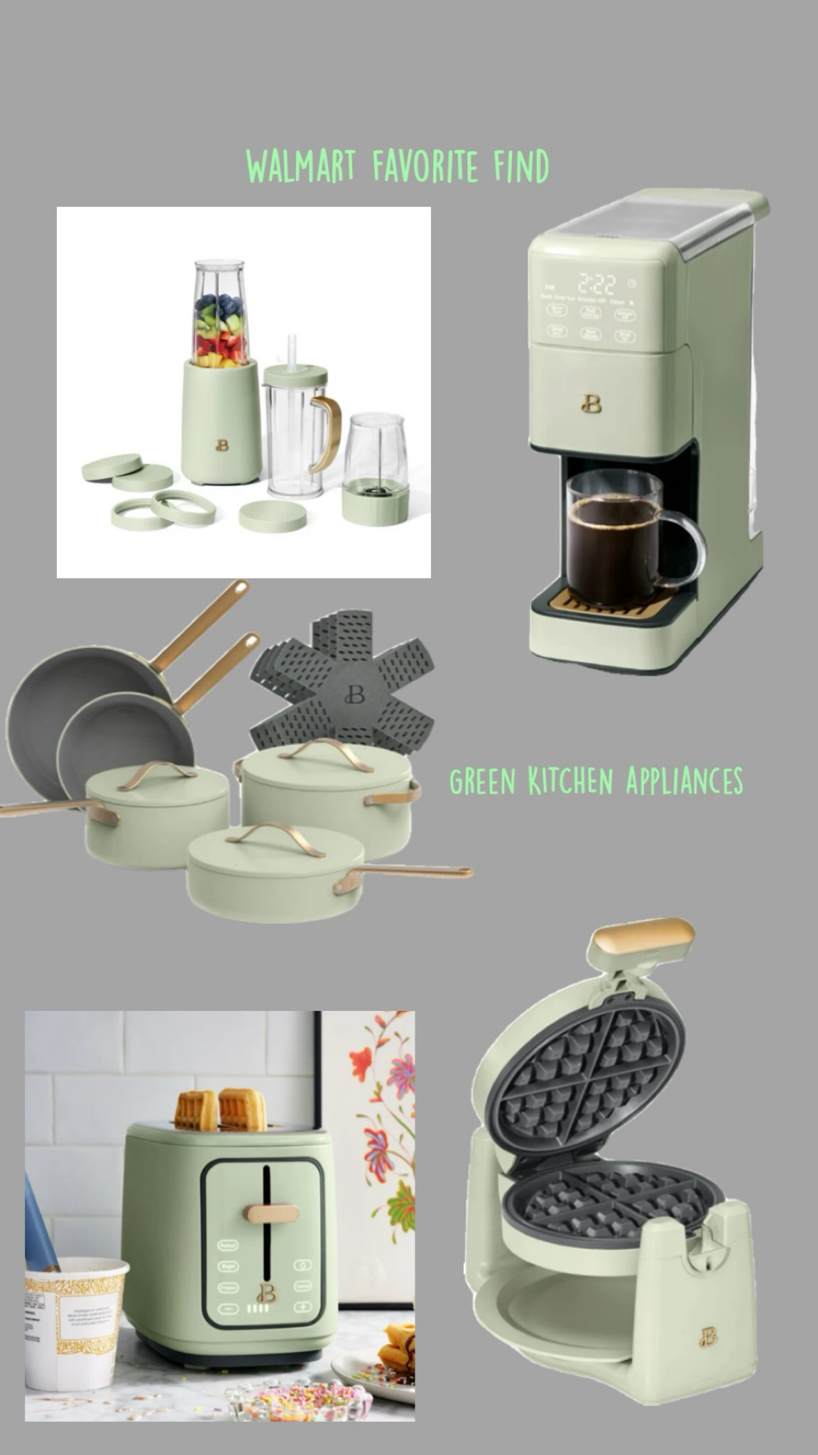 Find beauty  kitchen appliance in  green 

#LTKFindsUnder100 #LTKU #LTKHome