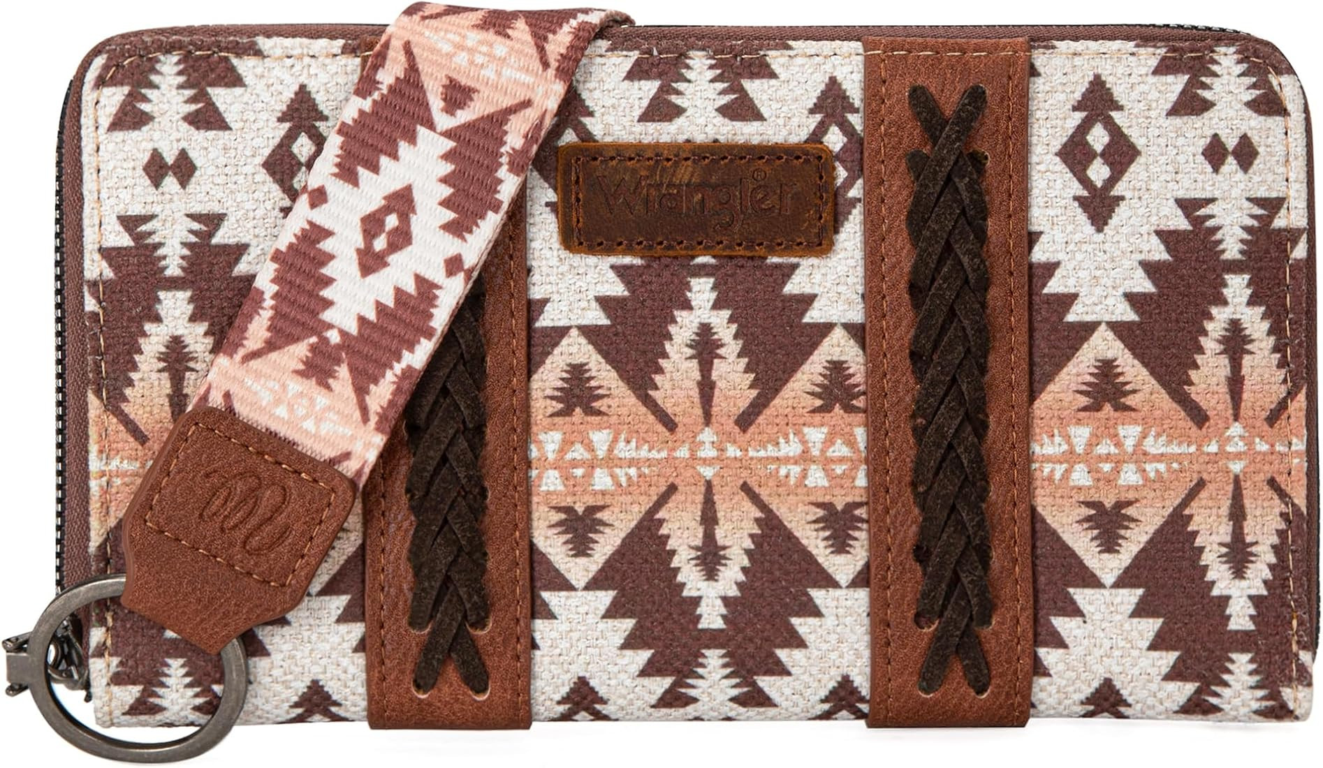 Wrangler Wallet Purse for Women Western Aztec Clutch Wristlet Wallet with Credit Card Holder | Amazon (US)