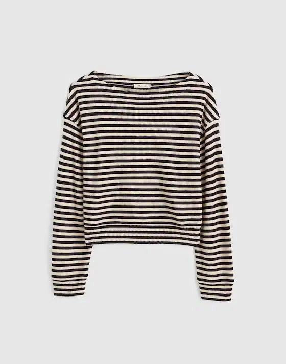 Boatneck Drop-Shoulder Top | Madewell