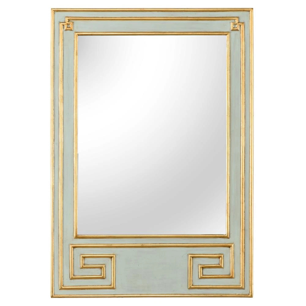 Oriana Global Mint Green Rectangular Wall Mirror | Kathy Kuo Home