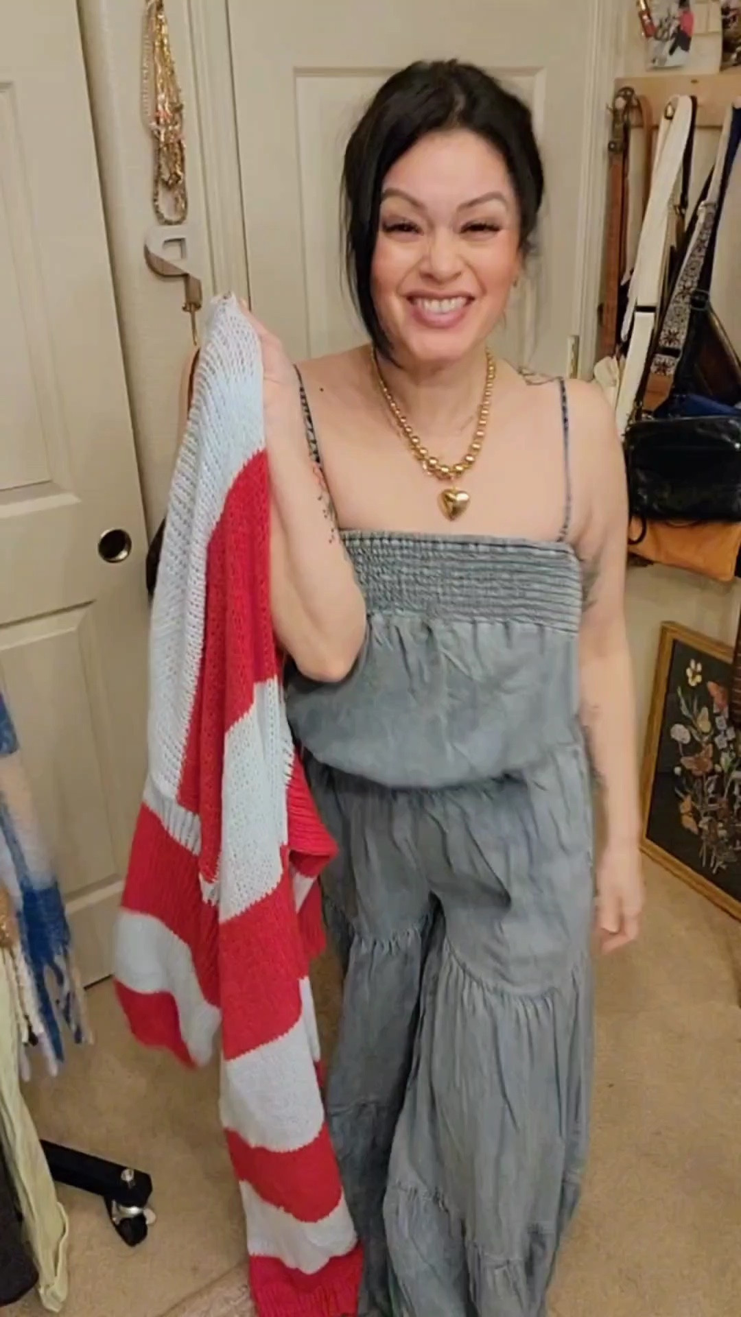 Cardigan is super soft I am wearing a size small. Jumpsuit isn’t on LTK small shop

#LTKPetite #LTKSaleAlert #LTKStyleTip