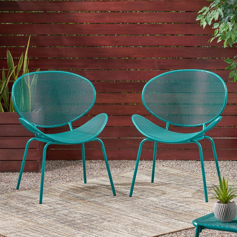 Vaughn Patio Dining Chair (Set of 2) | Wayfair North America