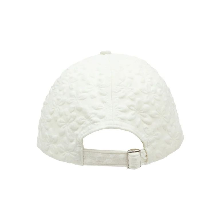 TIme and Tru Women's Floral Quilted Baseball Style Hat, White | Walmart (US)