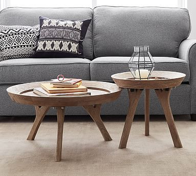 Moraga Round Coffee Table | Pottery Barn (US)