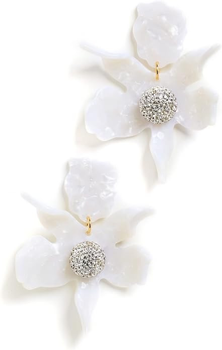 Lele Sadoughi Women's Crystal Lily Earrings | Amazon (US)