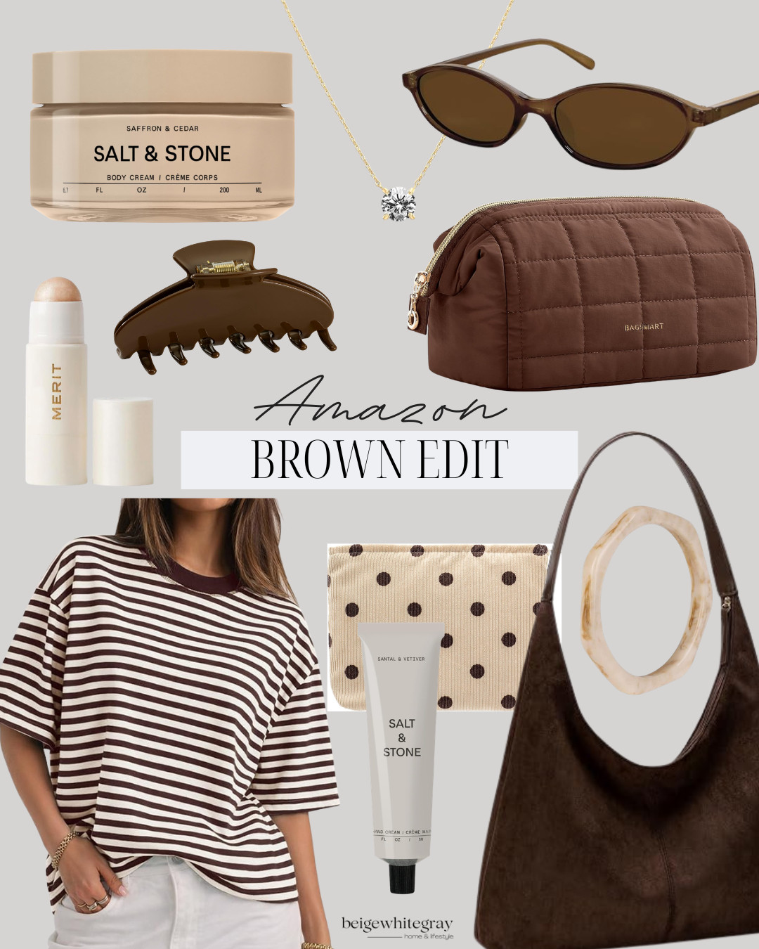 Brown is the new chic! Elevate your style with these elegant essentials. #BrownEdit