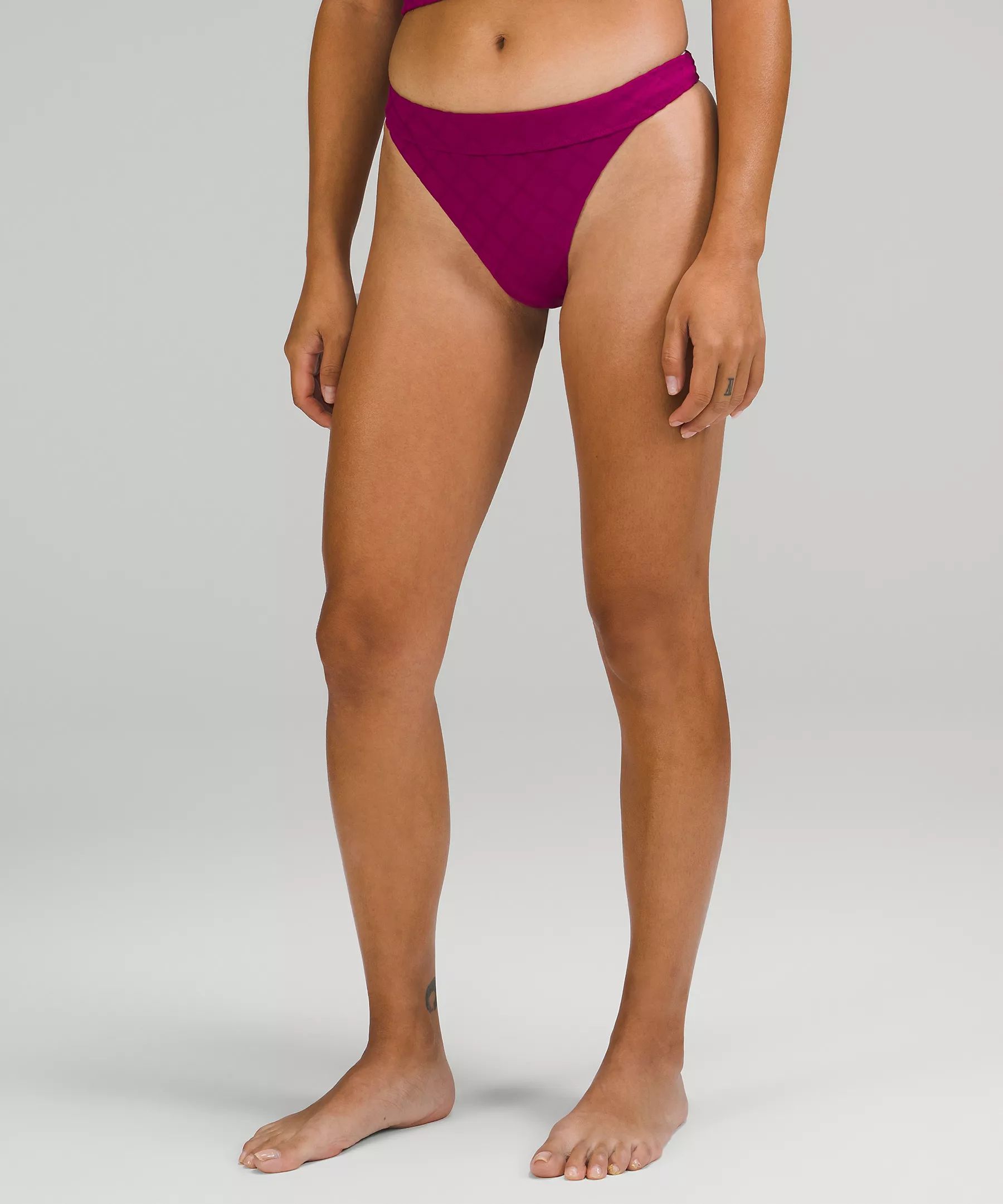 Diamond Grid Skimpy-Fit Swim Bottoms | Women's Swimsuits | lululemon | Lululemon (US)
