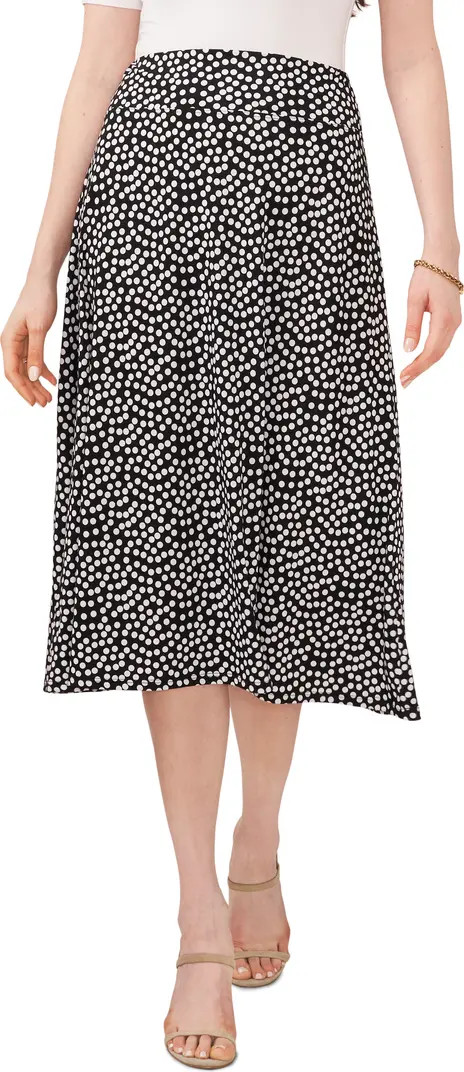 Polka Dot Pull-On Knit A-Line Skirt | Nordstrom