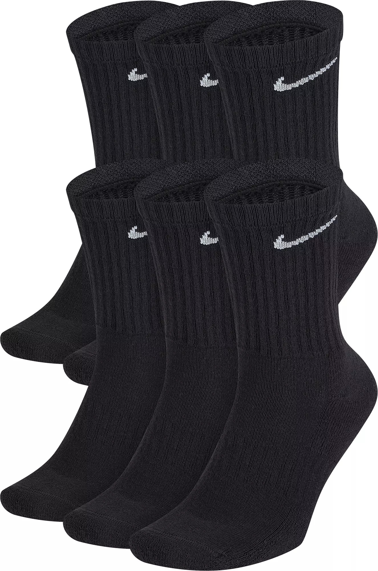 Nike Youth Everyday Cushioned Crew Socks - 6 Pack | DICK'S Sporting Goods