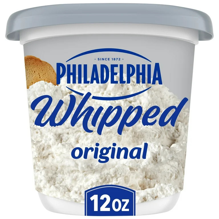 Philadelphia Original Whipped Cream Cheese Spread, 12 oz Tub | Walmart (US)