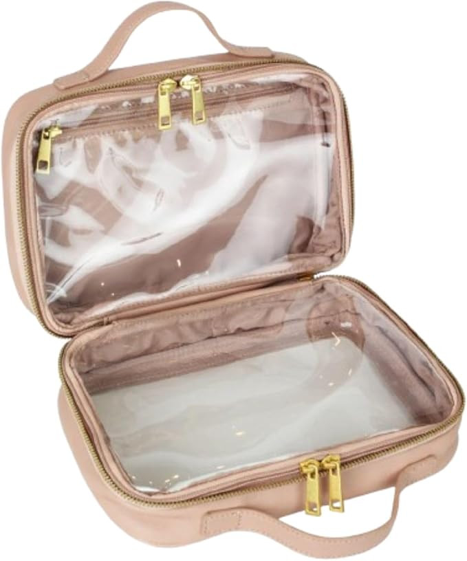 FAWN DESIGN The Toiletry Case, Hanging Travel Toiletry Bag for Women, 2 Compartments, Premium Mat... | Amazon (US)