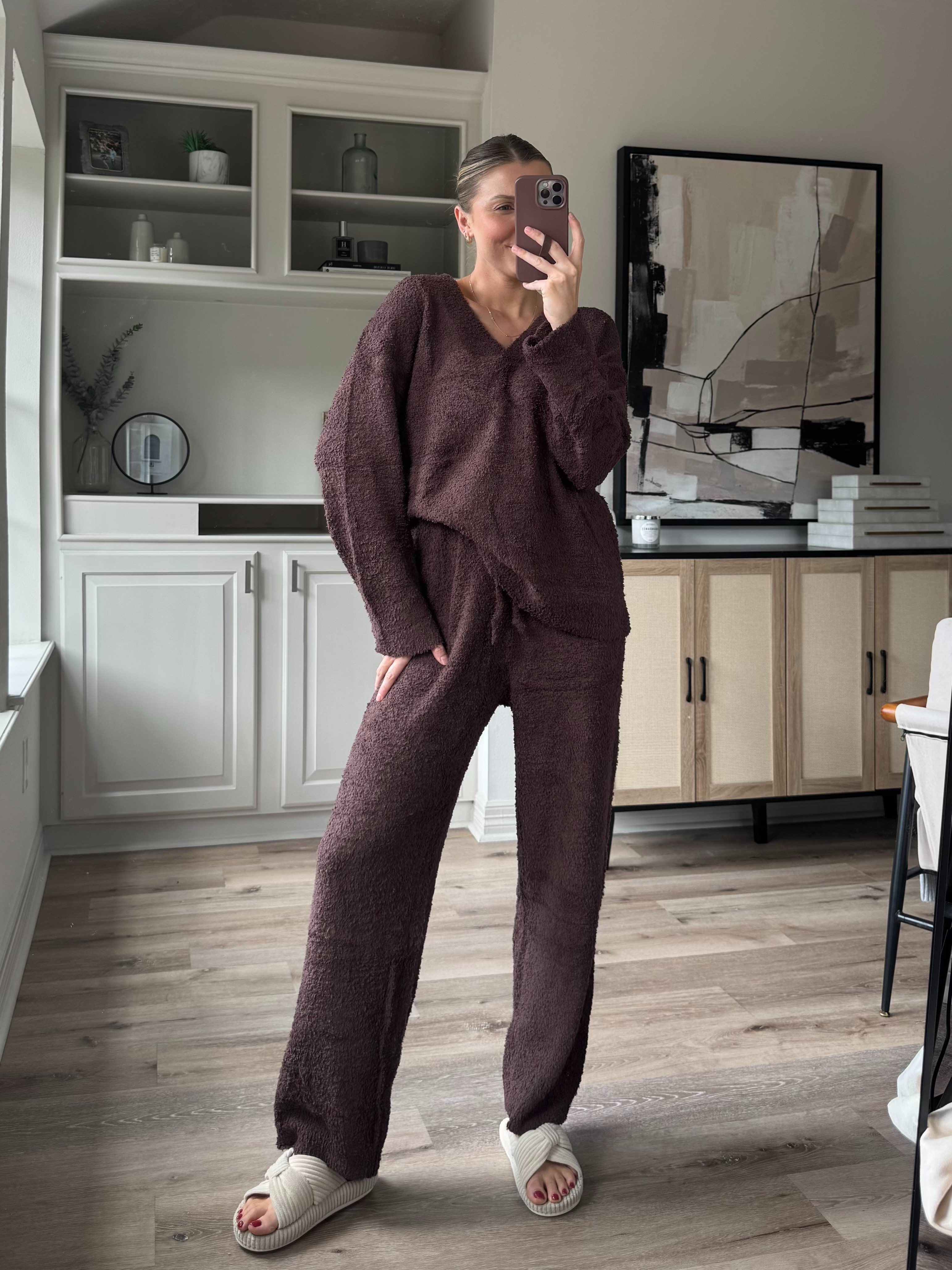 The coziest matching set! Literally feels like you're wearing a blanket. Wearing M  

 

#LTKFindsUnder50