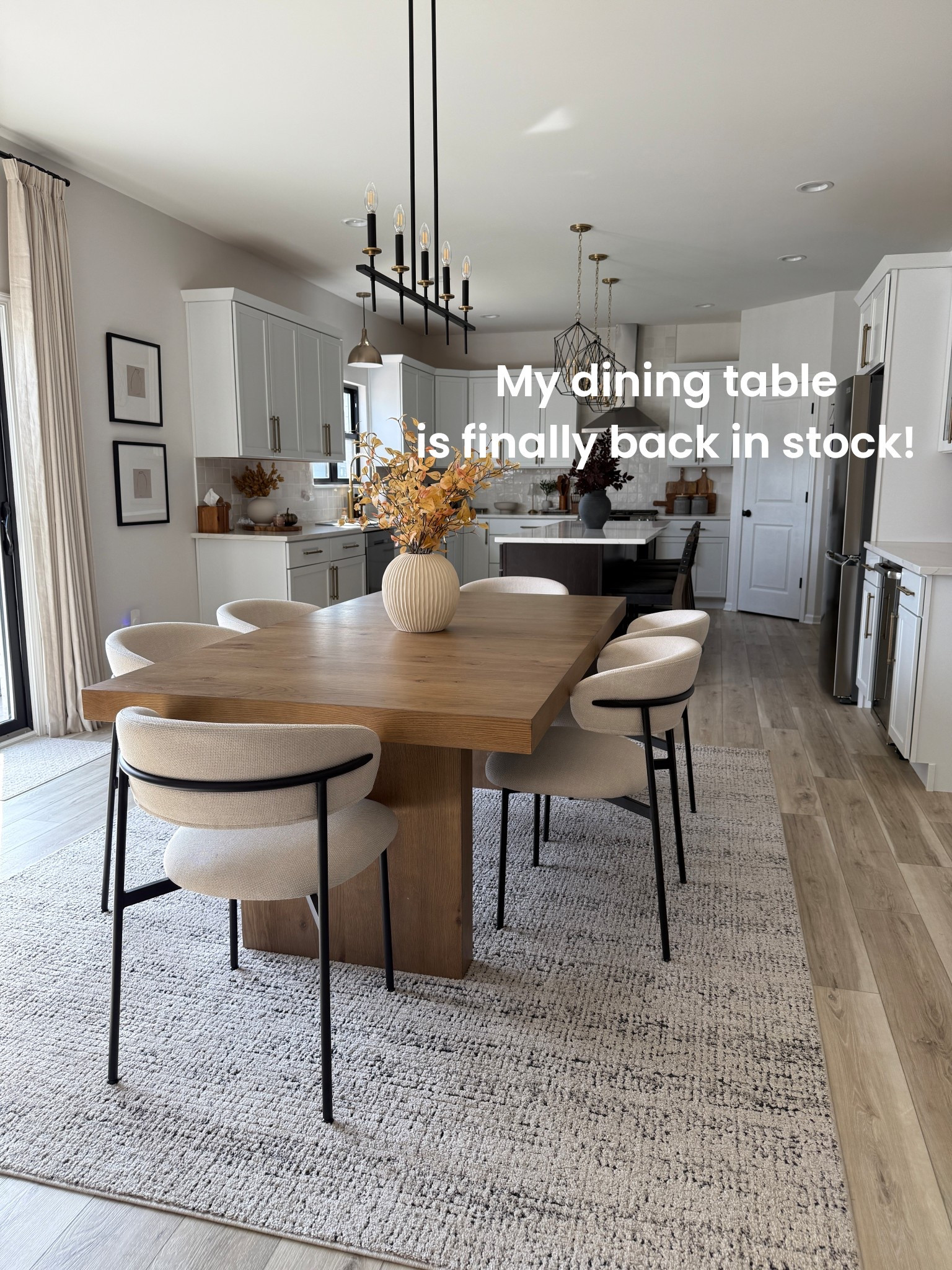 My dining table is finally back in stock! It’s such great quality and extends to fit up to 8 people! 

#LTKHome