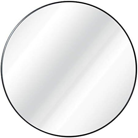 Best Choice Products 36in Framed Round Wall Mirror for Bathroom Vanity, Bedroom, Bathroom, Living Ro | Amazon (US)