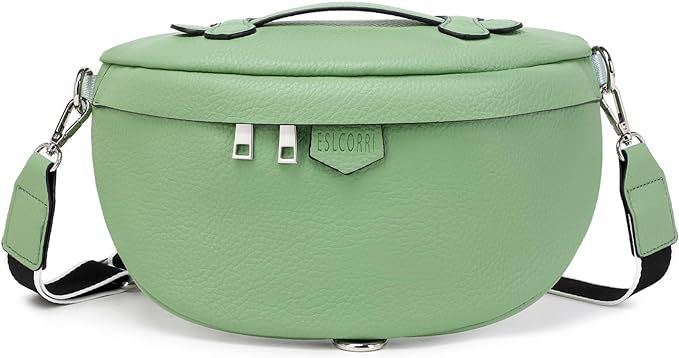 Eslcorri Crossbody Bags for Women - Fashion Sling Purse Shoulder Bag Fanny Pack Leather Causal Ch... | Amazon (US)