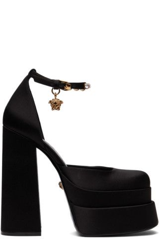 Black Medusa Aevitas Platform Heels | SSENSE